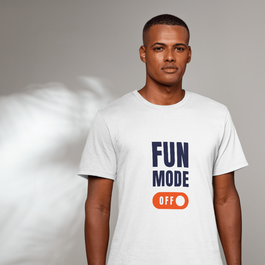 🔥Heavyweight Unisex Crewneck T-shirt |  Fun Mode OFF